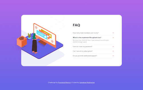 FAQ Accordion project